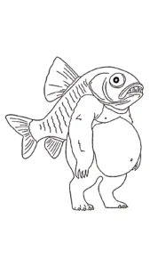 coloriage Trippi Troppi Troppa Trippa à imprimer pour enfant de 2 ans