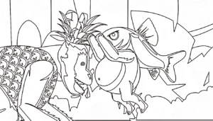 coloriage Trippi Troppi Troppa Trippa et decoupage a imprimer gratuit