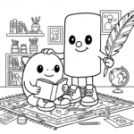 coloriage los bros et découpage à imprimer