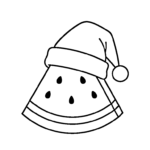 coloriage Pastèque updated à imprimer pour enfant de 10 ans
