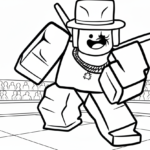 coloriage Sammy Roblox a telecharger