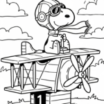 imprimer coloriage Snoopy updated
