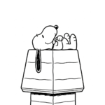 imprimer coloriage Snoopy updated