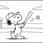 coloriage Snoopy updated a colorier en ligne