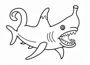 coloriage Squalanana a imprimer gratuit