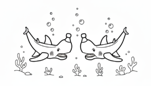 image pour coloriage Squalanana enfant