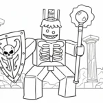 imprimer coloriage 1X1X1X1 Brainrot