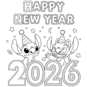 coloriage 2026 pour enfant de 6 ans