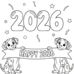 coloriage 2026 pour enfant