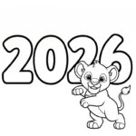 coloriage 2026 pour enfant de 5 ans