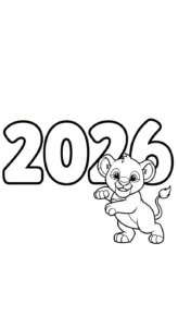 coloriage 2026 pour enfant de 5 ans