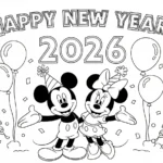 coloriage 2026 gratuit