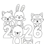 coloriage 2026 a telecharger