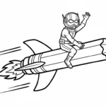 coloriage Ant Man pour enfant de 2 ans