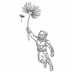 coloriage Ant Man à imprimer pdf gratuit