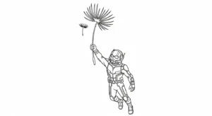 coloriage Ant Man à imprimer pdf gratuit
