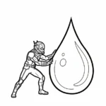 coloriage Ant Man à imprimer pour enfant de 12 ans