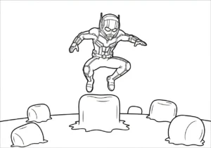 coloriage Ant Man à imprimer gratuitement