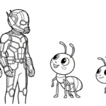 Coloriage Ant-Man a imprimer