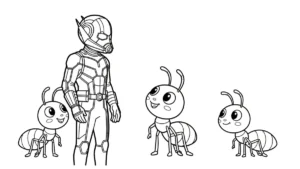 Coloriage Ant-Man a imprimer