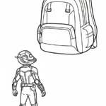 coloriage Ant Man pour enfants à imprimer
