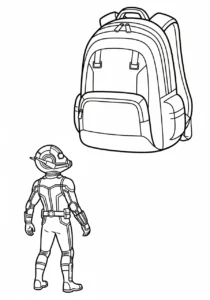 coloriage Ant Man pour enfants à imprimer