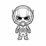 coloriage Ant Man pour enfants à imprimer