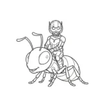 coloriage Ant Man en ligne pour enfant