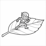 coloriage Ant Man et dessin a imprimer