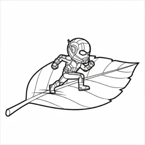 coloriage Ant Man et dessin a imprimer