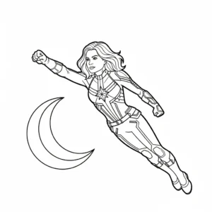 coloriage Avengers à imprimer pour enfant de 4 ans