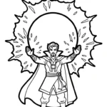 coloriage Avengers pour enfant de 3 ans