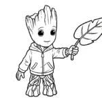 coloriage Avengers a imprimer pour enfant de 4 ans
