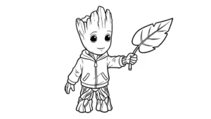 coloriage Avengers a imprimer pour enfant de 4 ans