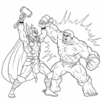 coloriage Avengers a imprimer gratuit