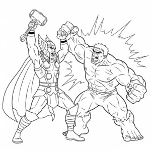 coloriage Avengers a imprimer gratuit