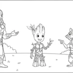 coloriage Avengers à imprimer a4