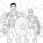 coloriage Avengers gratuit à imprimer