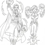 coloriage Avengers pour enfants a imprimer