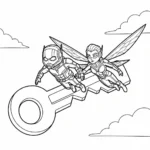 image de coloriage Avengers pour enfant