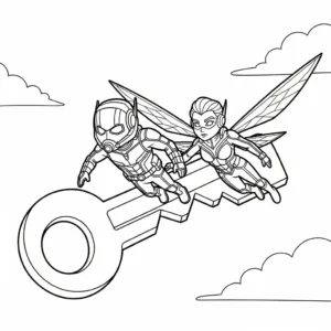 image de coloriage Avengers pour enfant