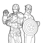 coloriage Avengers à imprimer pdf