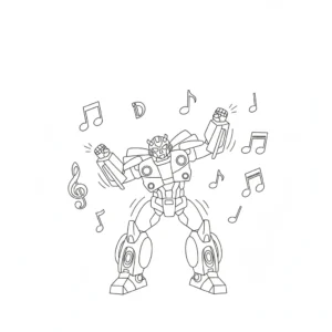 coloriage Bumblebee a colorier en ligne gratuitement