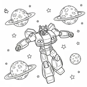 coloriage Bumblebee pour bebe a imprimer