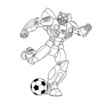 coloriage Bumblebee a colorier en ligne gratuitement