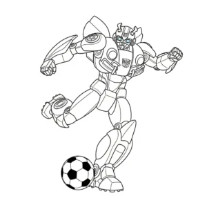 coloriage Bumblebee a colorier en ligne gratuitement