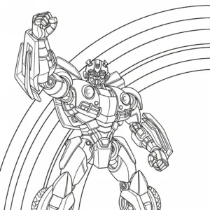 coloriage Bumblebee pour enfant de à imprimer