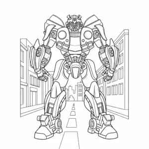 coloriage Bumblebee pour enfant de 4 ans