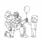 coloriage Bumblebee a dessiner et imprimer
