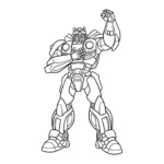 coloriage Bumblebee pour enfant de 3 ans